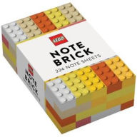 LEGO Note Brick (Yellow-Orange)