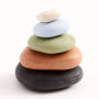 Stacking Stones: Eraser Set (Novelty Gift, Artist Gift, Writer Gift, Stocking Stuffer)