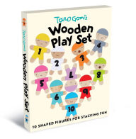 Title: Taro Gomi's Wooden Play Set: 10 Shaped Figures for Stacking Fun, Author: Taro Gomi