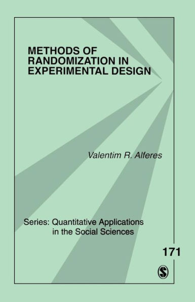 Methods of Randomization in Experimental Design / Edition 1