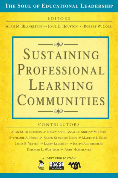 Sustaining Professional Learning Communities