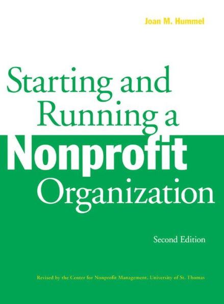 Starting and Running a Nonprofit Organization