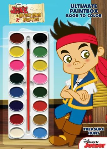 Jake and the Never Land Pirates: Treasure Hunt (Ultimate Paintbox Book to Color)