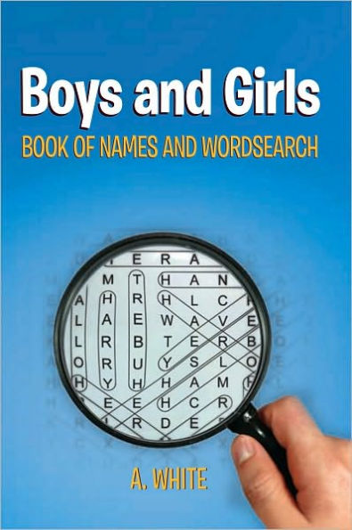 Boys and Girls Book of Names and Wordsearch