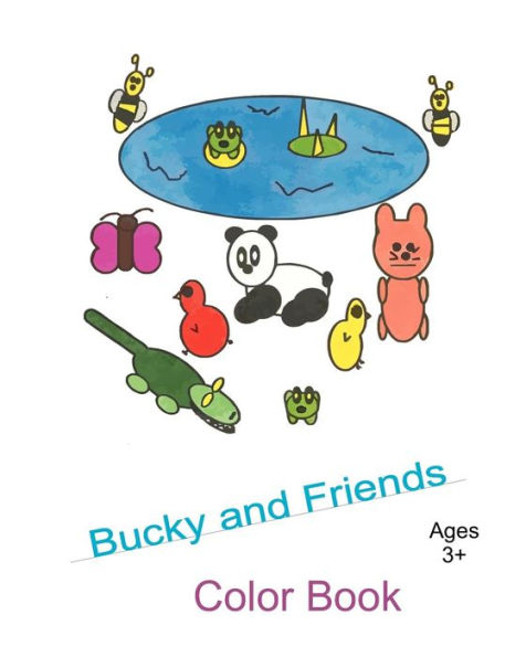 Bucky and Friends Color Book