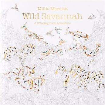 Wild Savannah: A Coloring Book Adventure