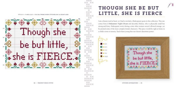 Feminist Cross-Stitch: 40 Bold & Fierce Patterns