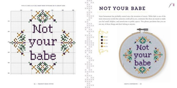 Feminist Cross-Stitch: 40 Bold & Fierce Patterns