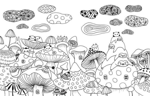 A Million Sloths: Super Cute Creatures to Color