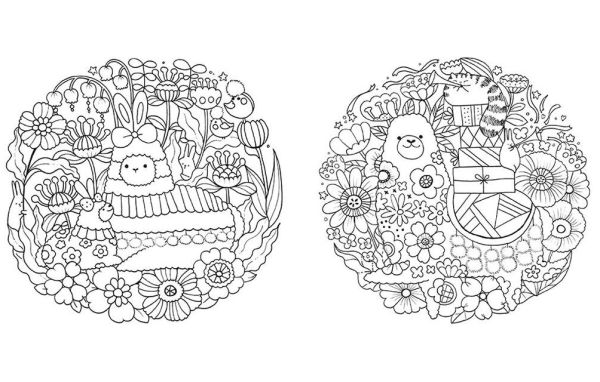 A Million Llamas: Lovable Llamas to Color
