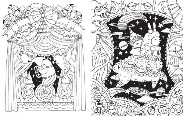 A Million Llamas: Lovable Llamas to Color