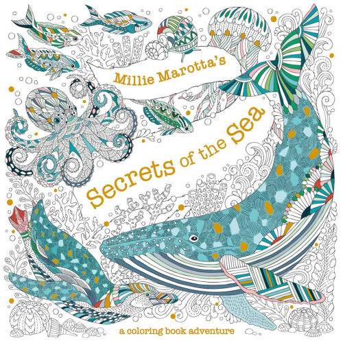 Millie Marotta's Secrets of the Sea: A Coloring Book Adventure|Paperback