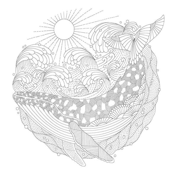 Millie Marotta's Secrets of the Sea: A Coloring Book Adventure