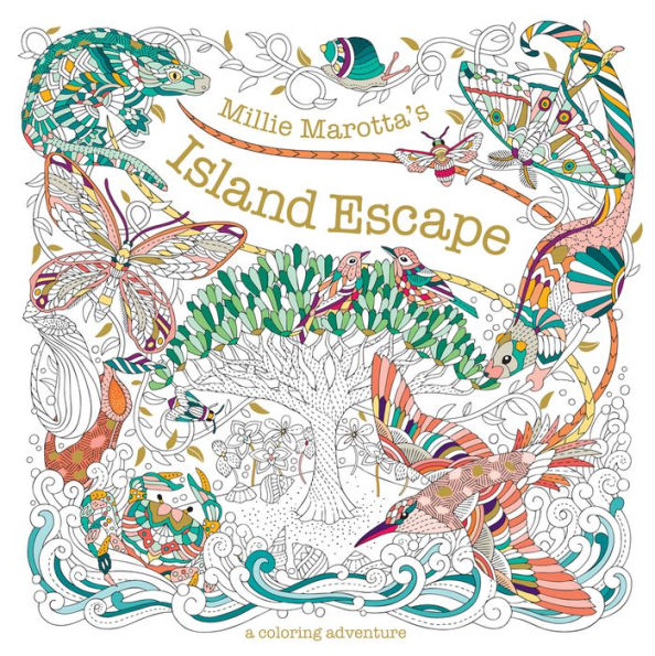 Millie Marotta's Island Escape: A Coloring Adventure