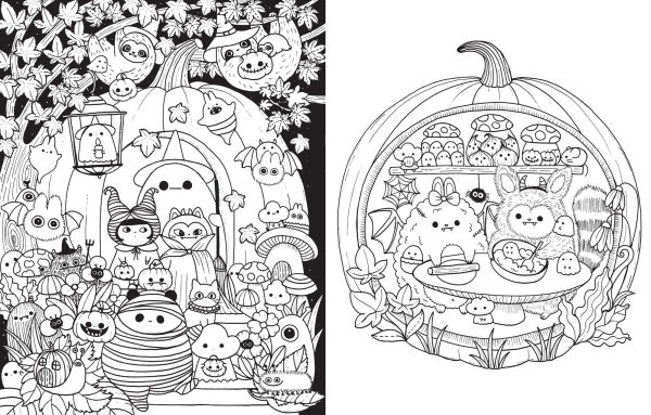 A Million Little Monsters: Frightful Creatures to Color