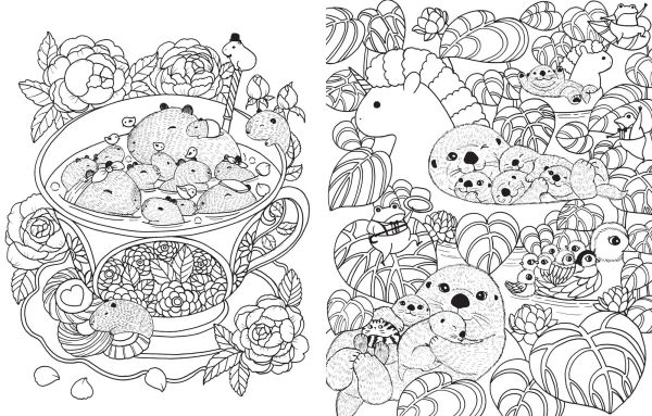A Million Baby Animals: Little Creatures to Color