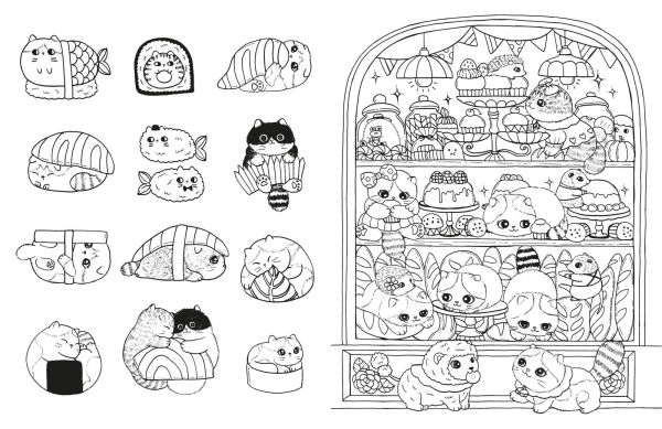 A Million Kittens: Adorable Felines to Color