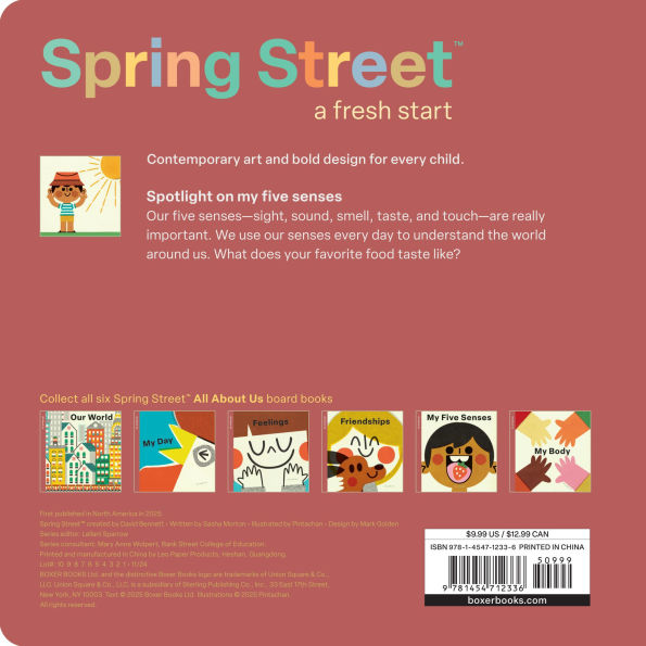 Spring Street All About Us: My Five Senses