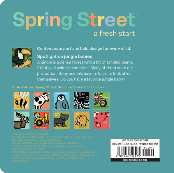 Spring Street Touch and Feel: Jungle Babies