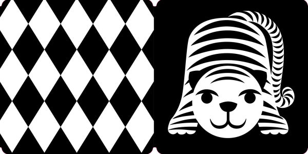 Spring Street Tummy Time: Baby's First Book in Black & White