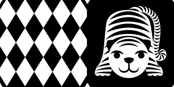 Spring Street Tummy Time: Baby's First Book in Black & White