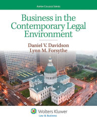 Title: Business in the Contemporary Legal Environment, Author: Daniel V. Davidson