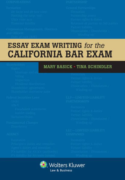 Essay Exam Writing for the California Bar