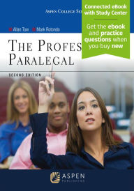 Title: Professional Paralegal: [Connected eBook with Study Center] / Edition 2, Author: Allan M. Tow