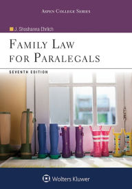 Title: Family Law for Paralegals / Edition 7, Author: J. Shoshanna Ehrlich