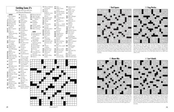 Sunday Hammock Crosswords