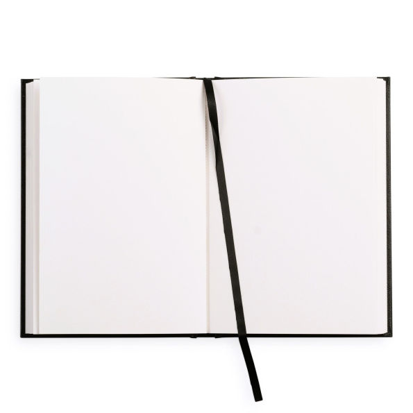 Sketchbook 5.5 x 8" Black Hardcover Mixed Media Sketchbook for Drawing: Acid-Free Quality Paper (128 pages)