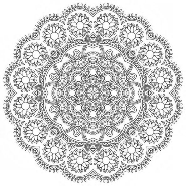 Mandala Meditation Coloring Book