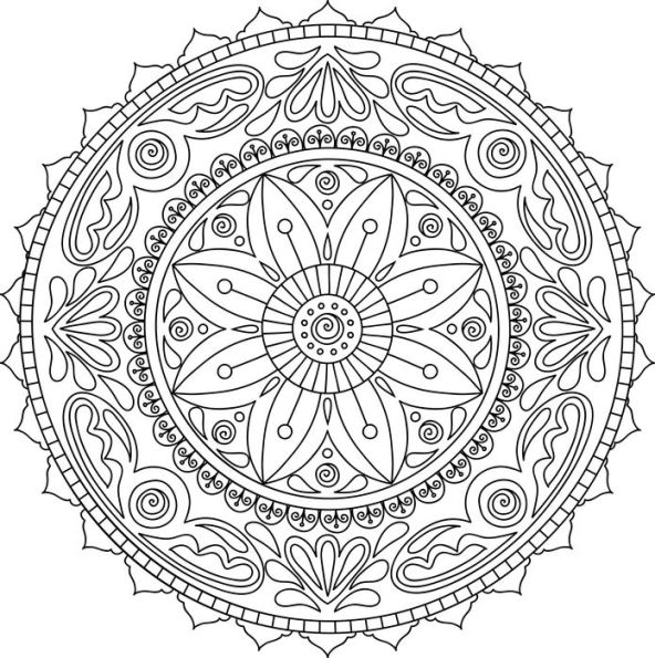 Mandala Meditation Coloring Book