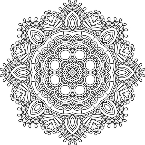 Mandala Meditation Coloring Book