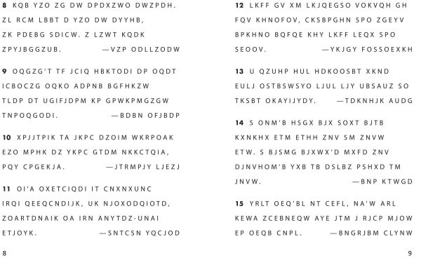 Large Print Cryptograms #2