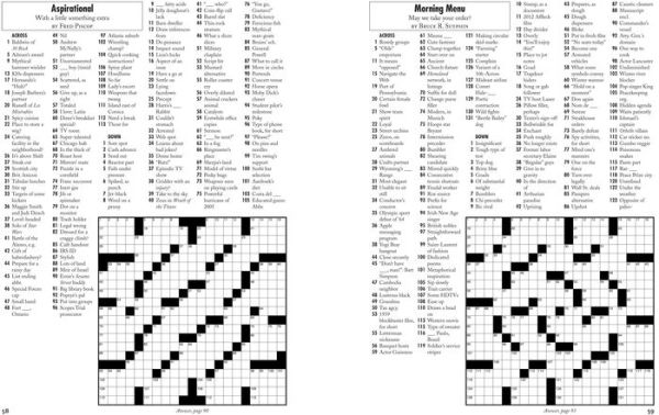 Rainy Sunday Crosswords