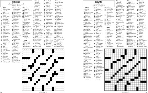 Rainy Sunday Crosswords