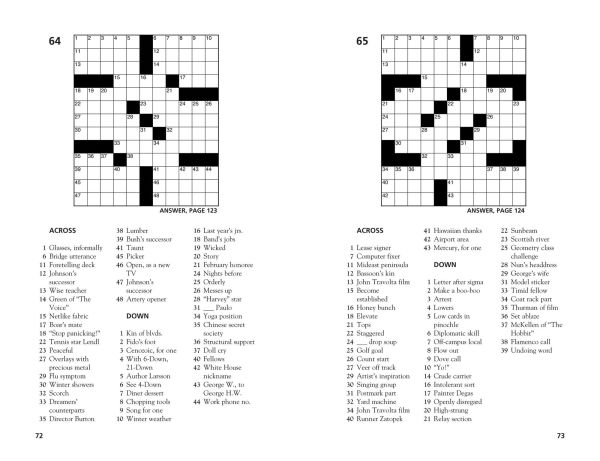 100 Relaxing Crosswords