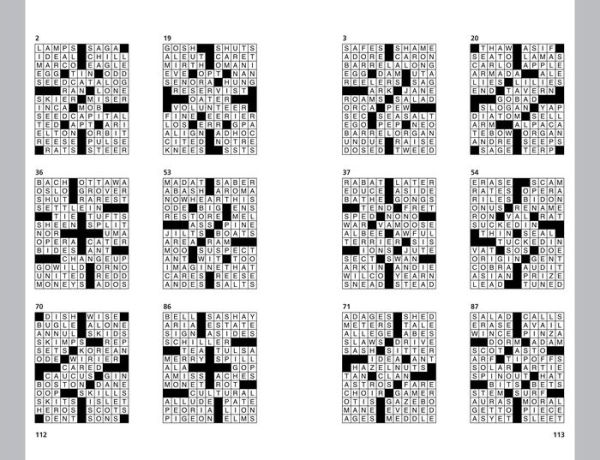 100 Relaxing Crosswords