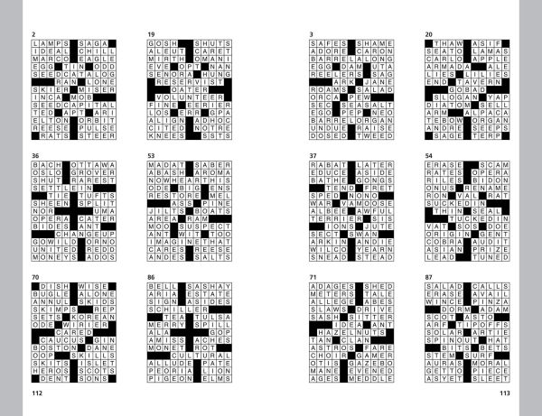 100 Relaxing Crosswords
