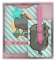 Title: Pusheen Passport Holder and Luggage Travel Set