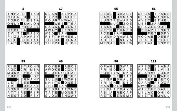 Jumbo Print Easy Crosswords #8