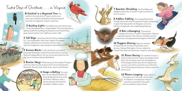 The Twelve Days of Christmas in Virginia