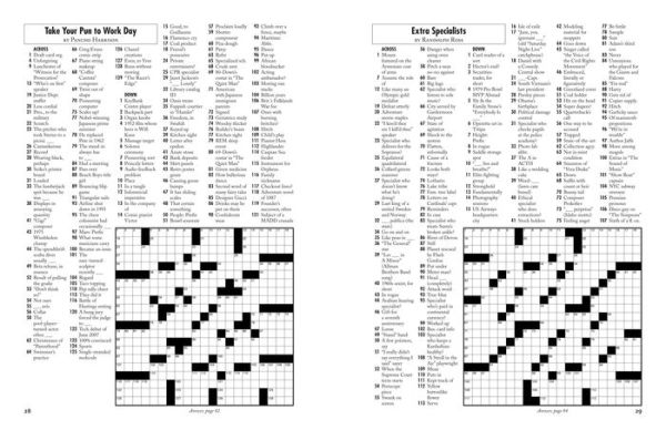 The Wall Street Journal First-Rate Sunday Crosswords: 72 AAA-Rated Puzzles