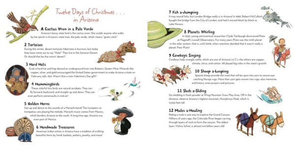 The Twelve Days of Christmas in Arizona by Jennifer J. Stewart, Lynne  Avril, Board Book