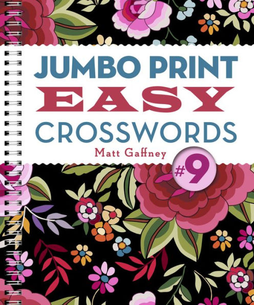 Jumbo Print Easy Crosswords #9