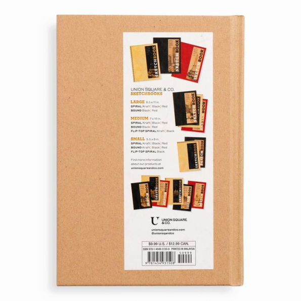 Sketchbook (Basic Medium Spiral Kraft) by Union Square & Co.: 9781454931492  - Union Square & Co.
