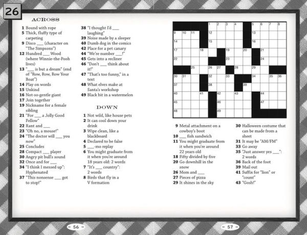 Crossword Puzzles for the Weekend