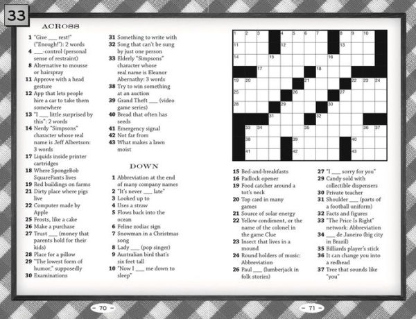 Crossword Puzzles for the Weekend