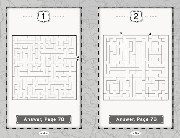 Picture Maze Puzzles for a Road Trip